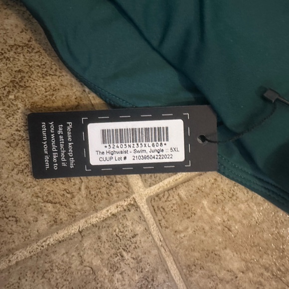 NWT Cuup The High Waist - Swim (Jungle) - Picture 2 of 2